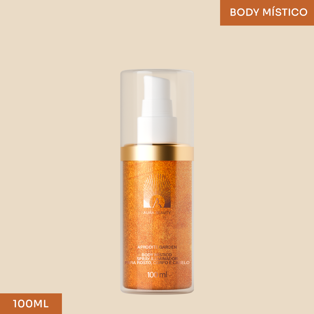 Compre Body Splash Afrodite Garden + Manteiga Iluminadora Aurora Shine Ganhe Body mistico Afrodite Garden