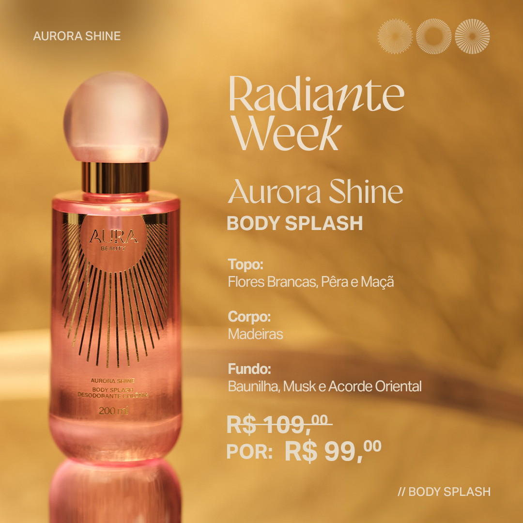 Body Splash Aurora Shine 200ml
